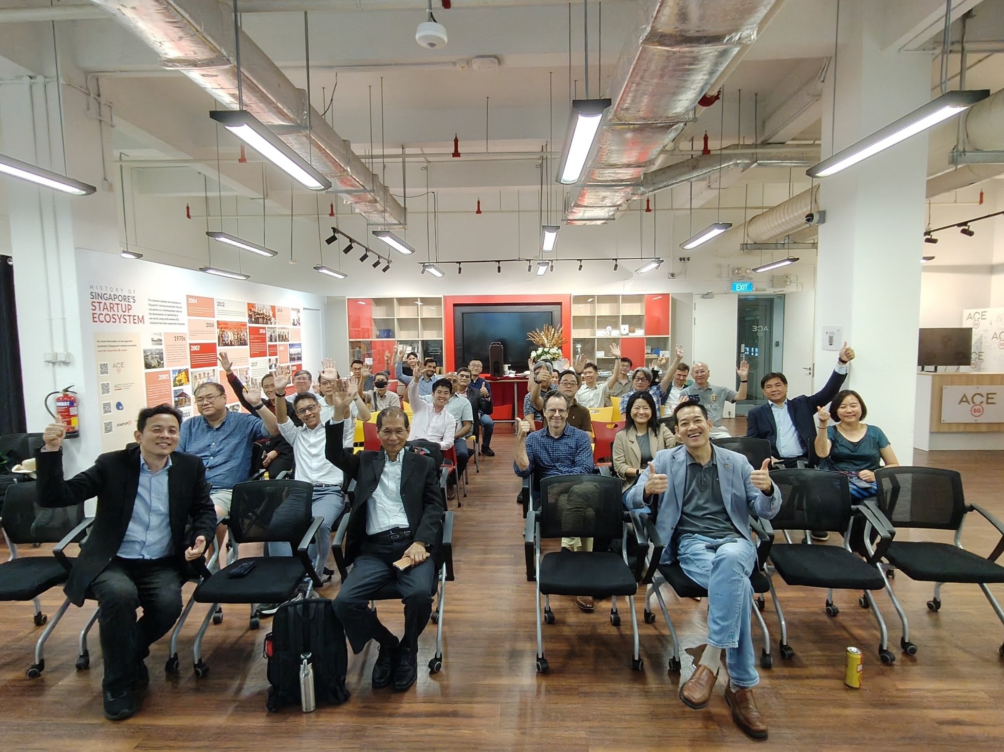 With the IES-INCA Pitch Night Audience