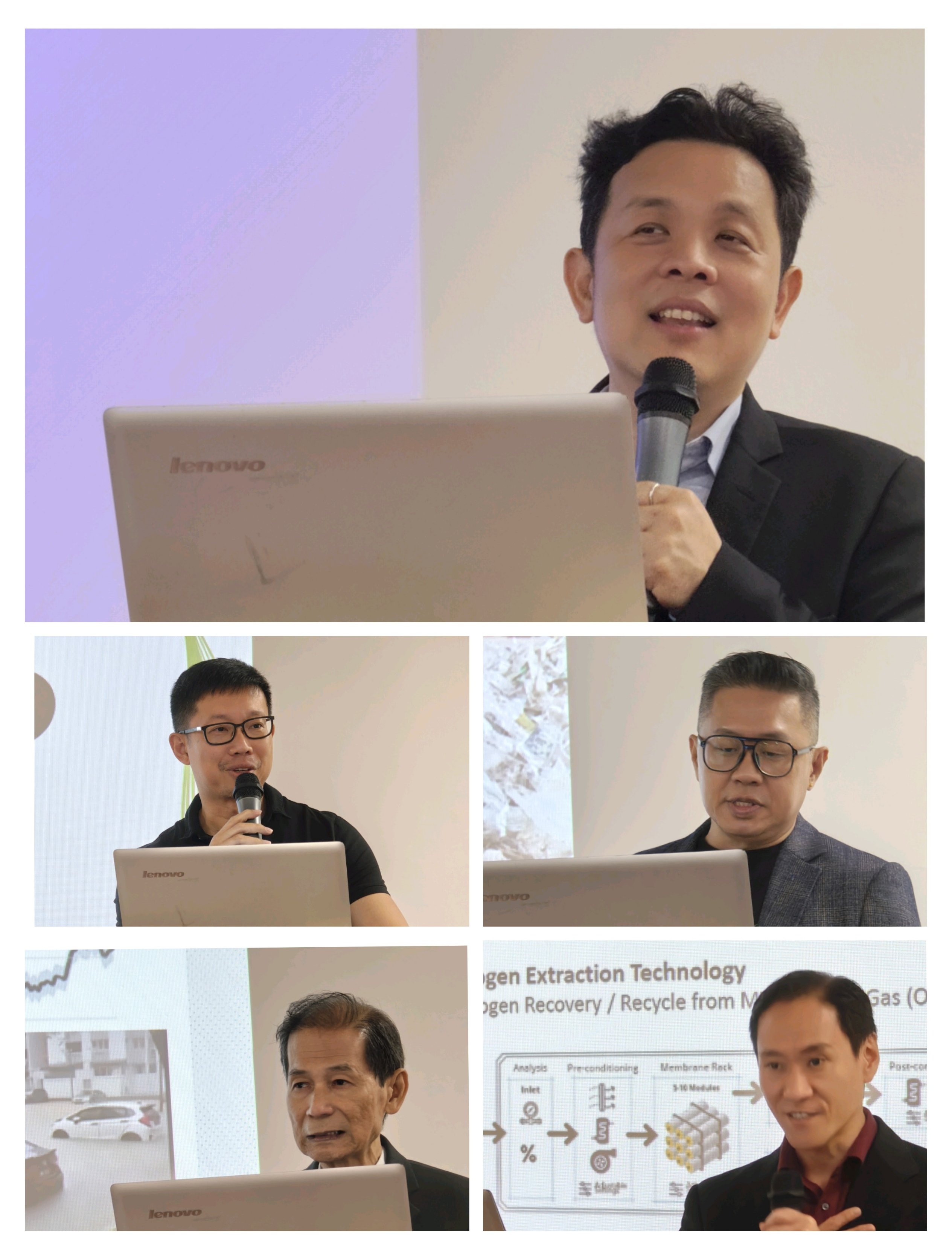 Presenters for the day